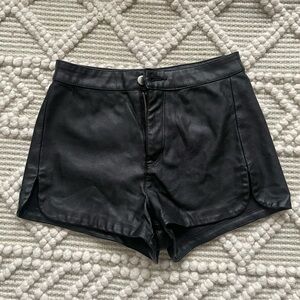 H&M Leather Shorts 4